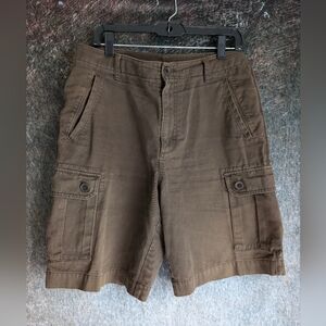 Vintage Structure Cargo Brown Shorts Men's